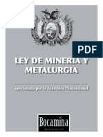 Ley - Minera y Metalurgia 535 - 28 de Mayo de 2014 - CEDLA PDF