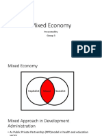 Mixed Economy: Presented by Group 3