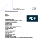 Lista de Utiles Primer Grado