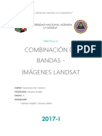 Combinación de Bandas - Imágenes Landsat