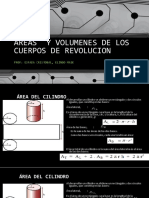 Areas y Volumenes de Los Cuerpos de Revolucion