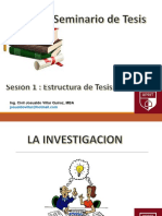 Sesión 1 a La Investigación