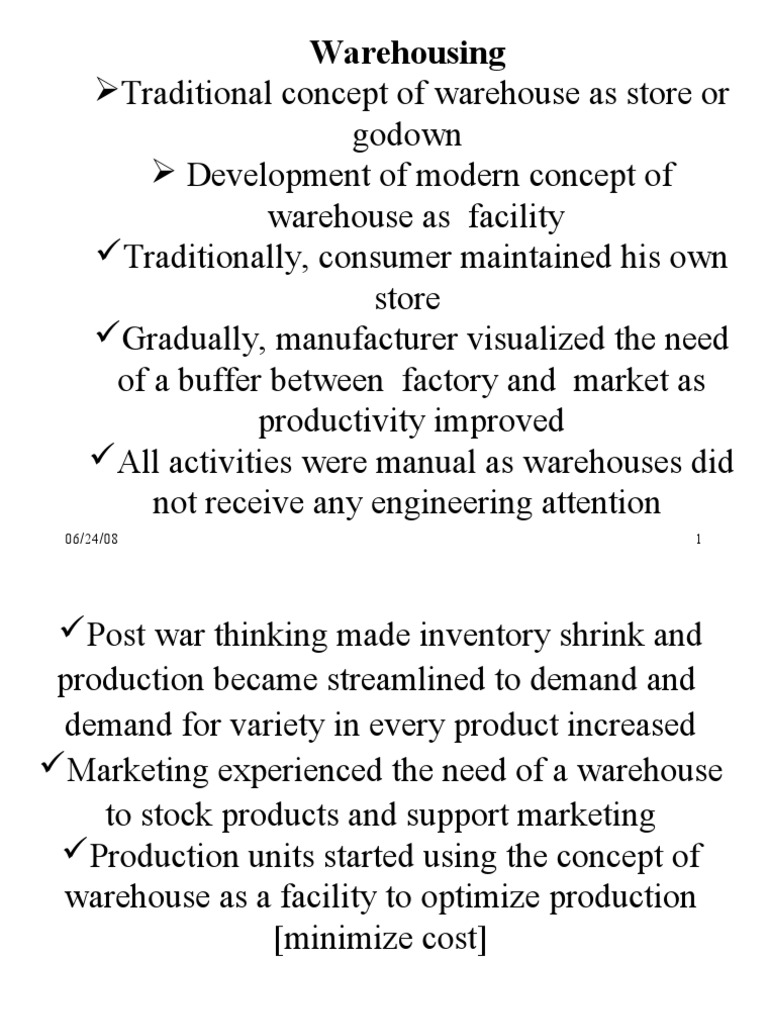 Modern Warehousing in Logistics | PDF | Warehouse | Logistics