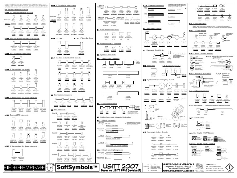 USITT 07 Lighting Plot Standards.pdf Glass Applications Electrical