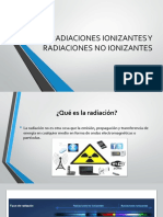 Radiacion Ionizante y Radiacion No Ionizante