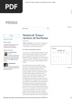 Resenha de 'Tempo e Narrativa', De Paul Ricoeur _ Prosa - O Globo