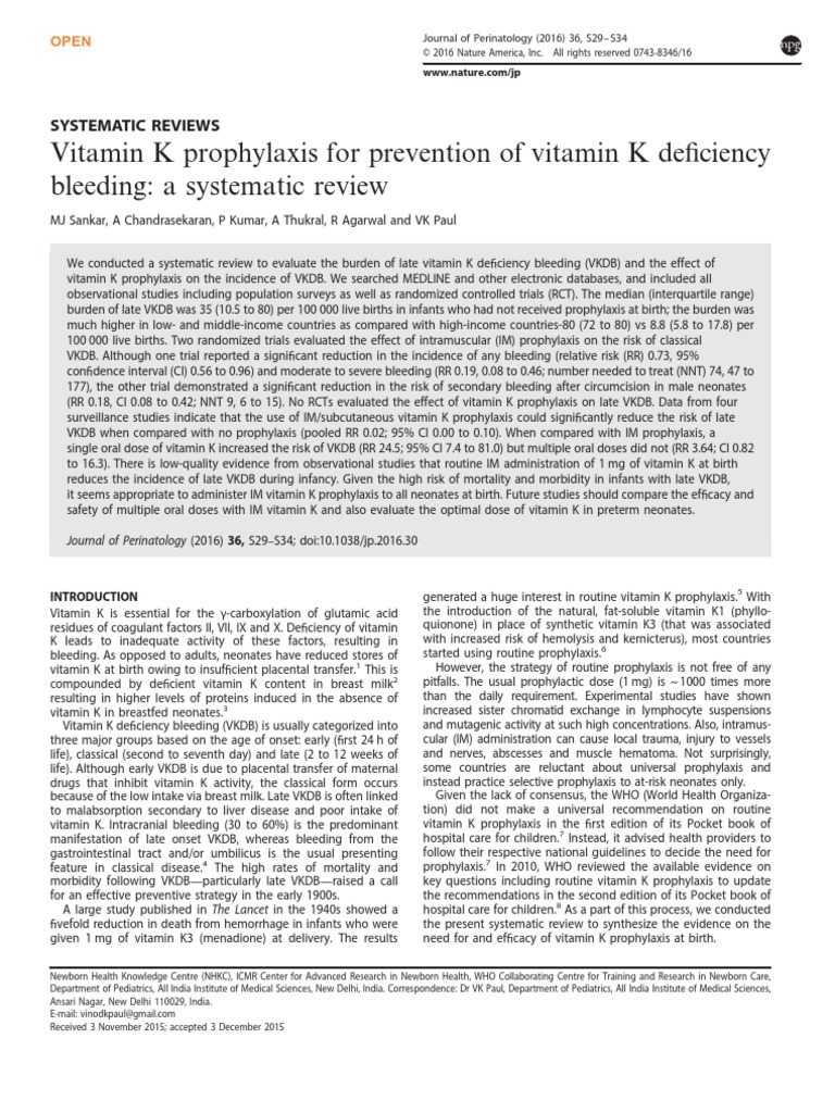 Jurnal Vitamin K Preventive Healthcare Randomized Controlled Trial