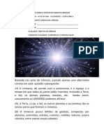 Avaliação de Ciências: Eja - 6º Ao 9º Ano - Ii Segmento - Etapa Única