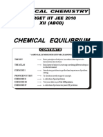 Class XI (Pace + Inspire) Chemical Equilibrium Sheet (01.12.2016) Agrawal Sir