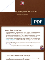 10 Steps To Conquer GTU Exams