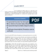 Plan de Dezvoltare Personala (PDP) - SWOT