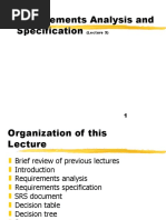 Requirements Analysis and Specification: (Lecture 3)