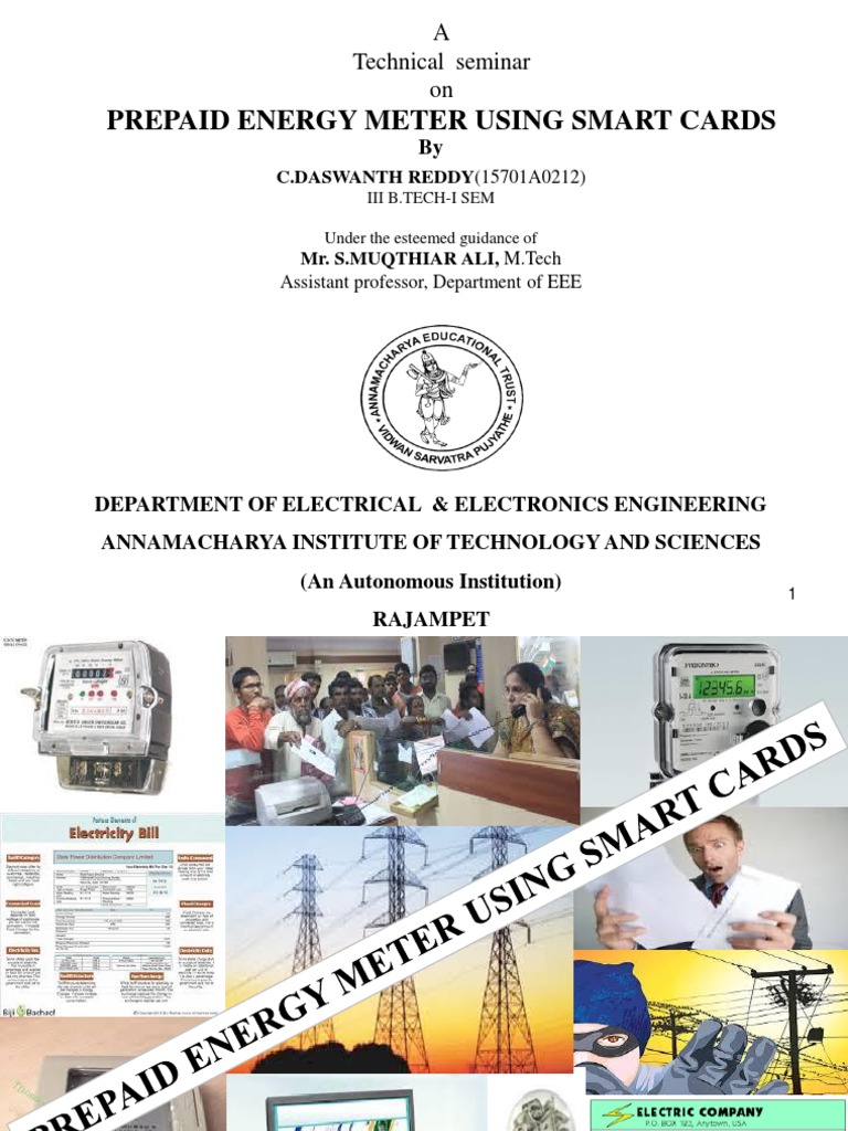 Smart Prepaid Energy Meter Overview | PDF | Smart Card | Debit Card
