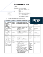 Plan Ambiental para La Carpeta Pedagogica