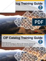 CIF Catalog Training Guide - V5