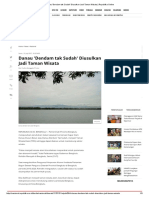 Danau 'Dendam Tak Sudah' Diusulkan Jadi Taman Wisata - Republika Online