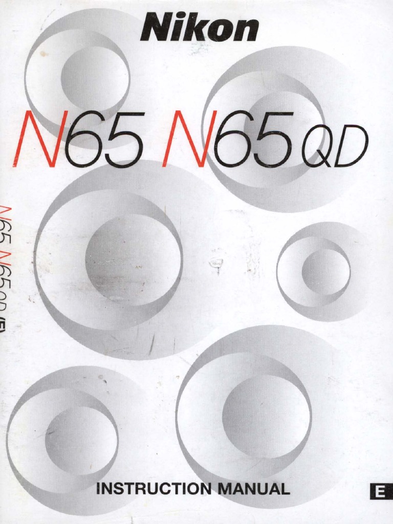 N65 N65QD PDF | PDF | Exposure (Photography) | Shutter Speed