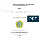 Perancangan Sistem Informasi Perawatan Perangkat Keras Komputer Di Diskominfo Bandung