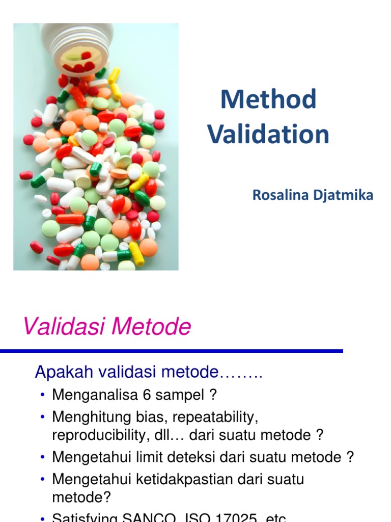 Validasi Metode Analisis | PDF | Teknologi & Rekayasa