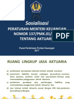 Sosialisasi PMK 137 Tentang Aktuaris