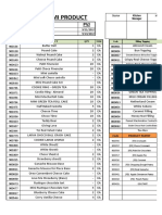 Form Order Semi Product: Code Semi Product QTY UOM Code Filling Topping