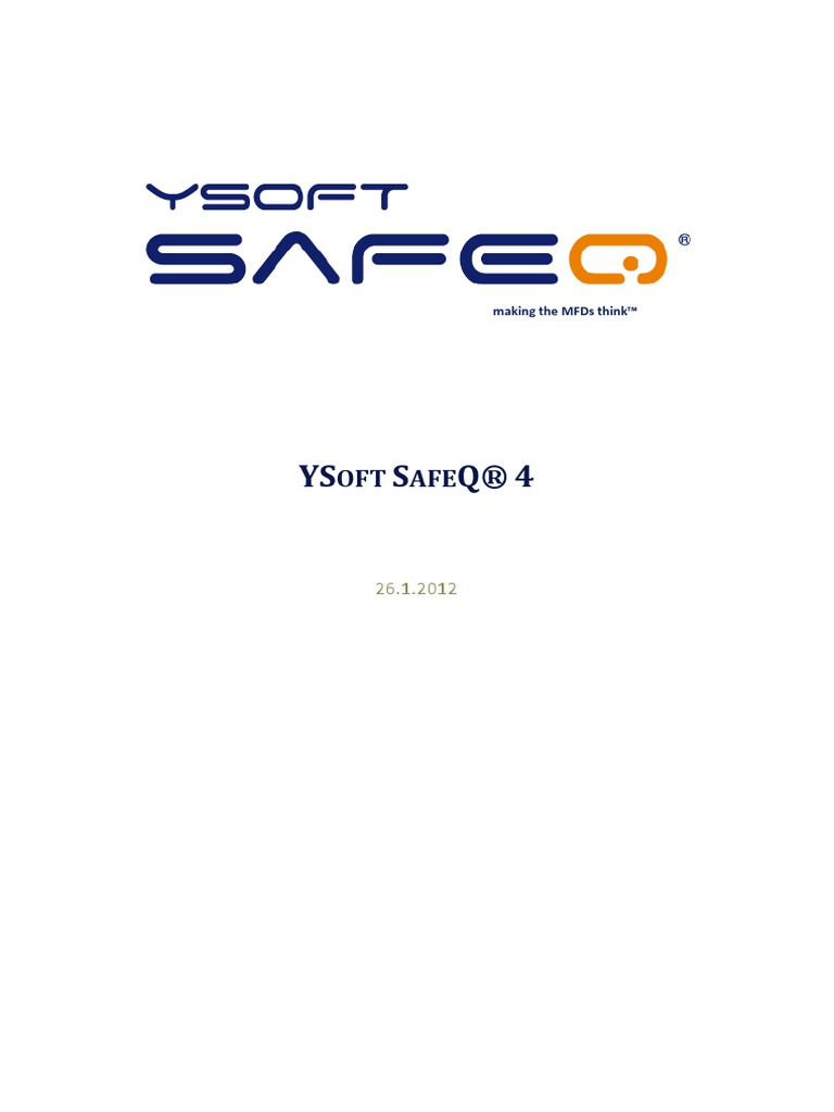 SafeQ4 - Quick Start Guide | PDF | Installation (Computer Programs ...