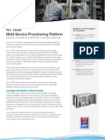 Hit 7025 Multi-Service Provisioning Platform: Flexible, Cost-Effective MSPP For Converged Networks