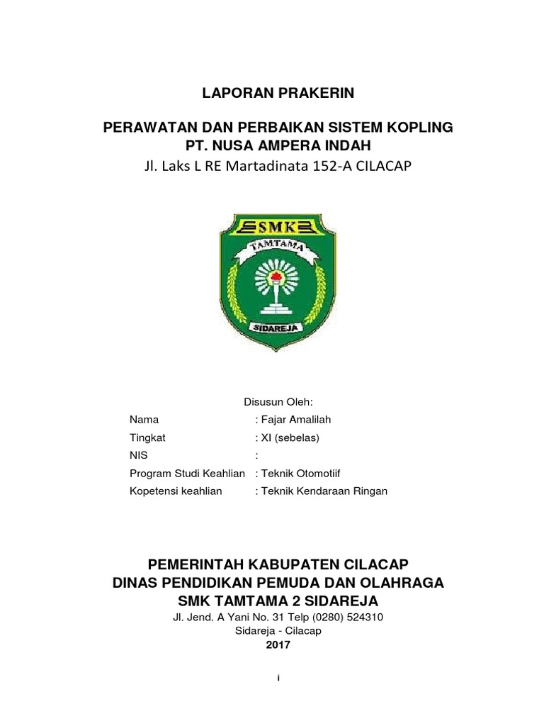 Prakerin Sistem Kopling Pada Mobil