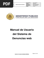 SGC-F-GPR-14 Manual de Usuario Sistema Denuncias Web