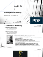 Administração de Marketing - 1 - Introdução - Parte I