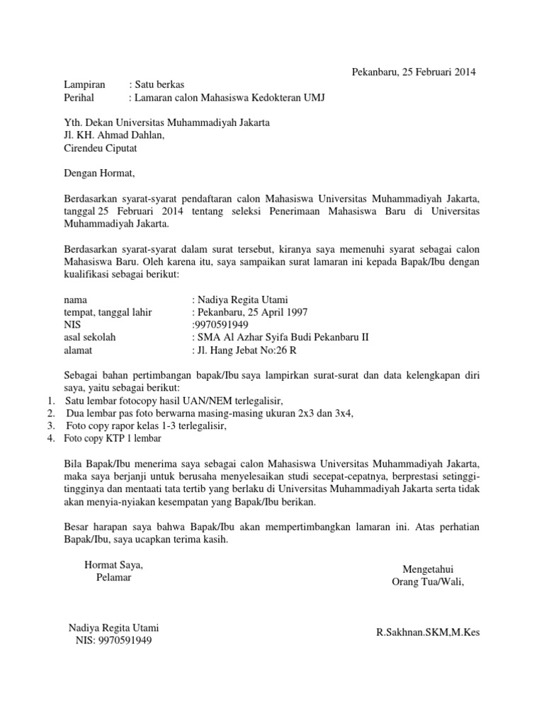 Download 10 Format Surat Lamaran Tebing Tinggi - Winnie Gambar