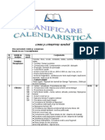 Planificare Calendaristica Clasa A Iiia C 20152016