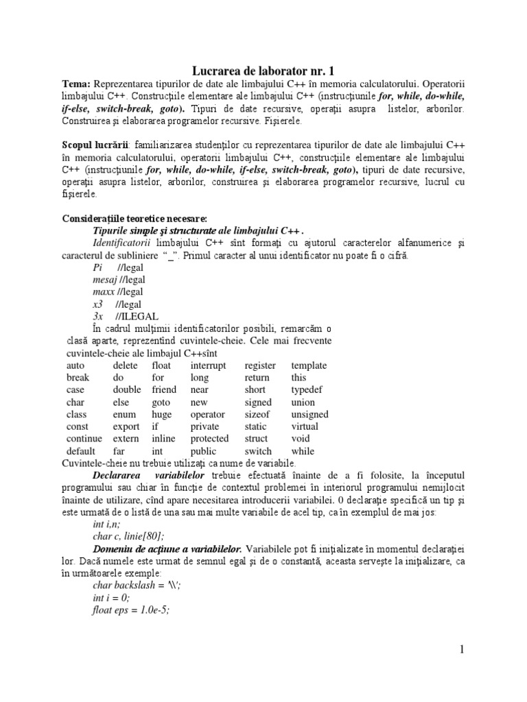 Lab 1 | PDF
