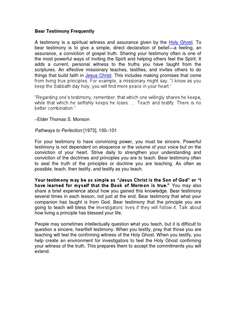 Bear Testimony Meaning, Bear Witness To 意味 – LHWLS