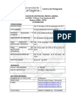 Riesgo Laboral 2018-1