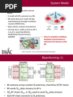 System Model: - How To Schedule Mmwave