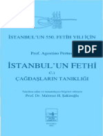Agostino Pertusi - İstanbulun Fethi C.1