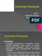 Sosiologi Khalayak