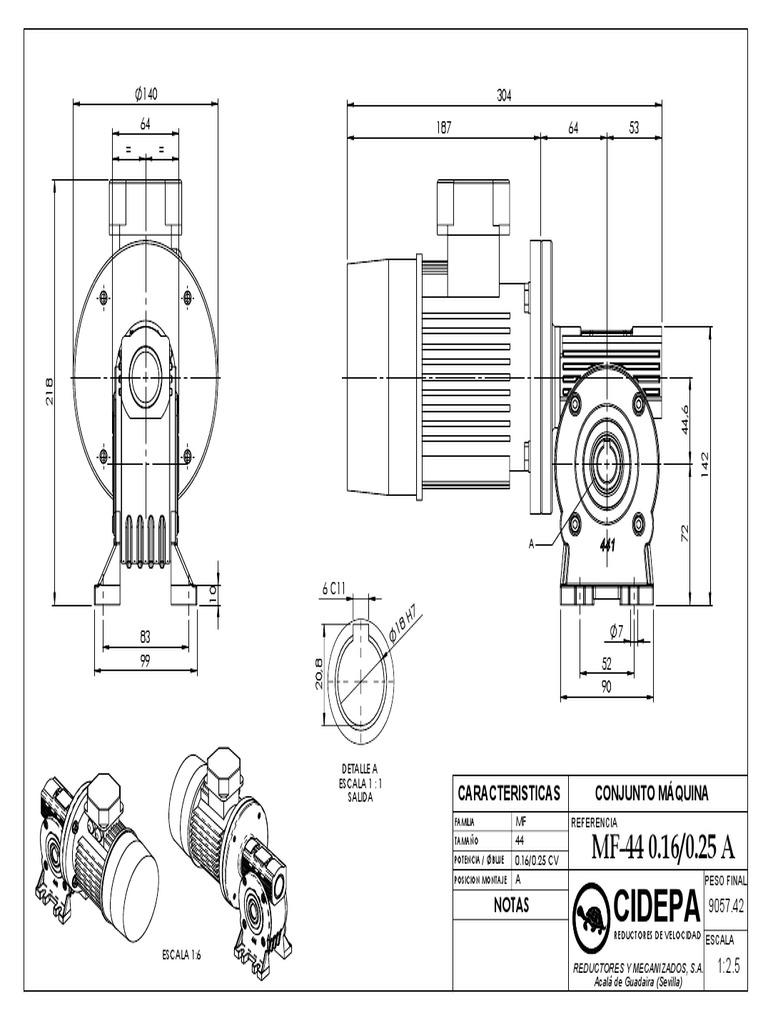 Motorreductor Plano | PDF