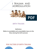 Birth Trauma and Thermoregulation
