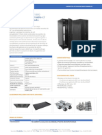 Gabinete 42U armable con puerta microperforada