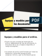 Equipos y Muebles para Archivar