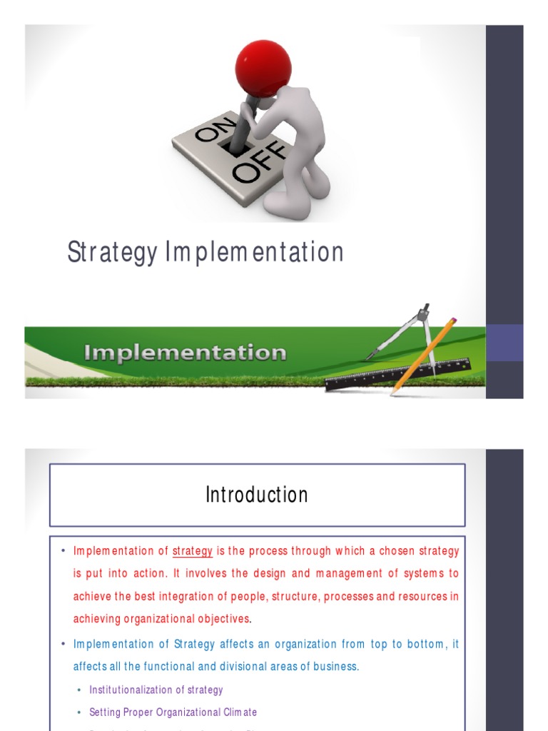 Effective Strategy Implementation Guide | PDF | Strategic Management ...