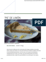 'Pie' de limón