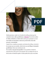 Cómo Ser Una Persona Positiva PDF