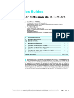 Mécanique Des Fluides. Visualisation Par Diffusion de La Lumière