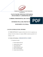 Informe Final Proyecto Extensión Cultural