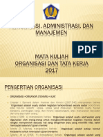 Organisasi Manajemen