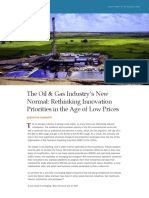 The Oil and Gas Industry New Normal - Rethinking Innovation