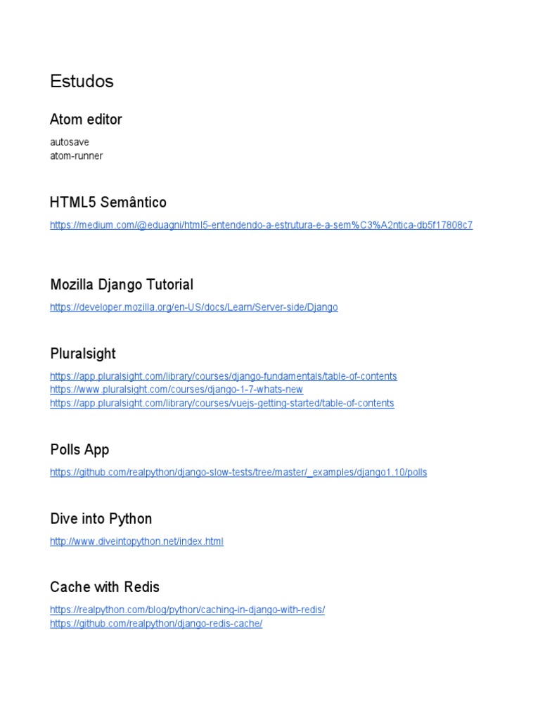 Estudos: Atom Editor | PDF | Computers